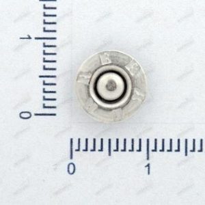 NIT-01-N.O/9mm Nit metalowy jeans mosiężny nikiel mat