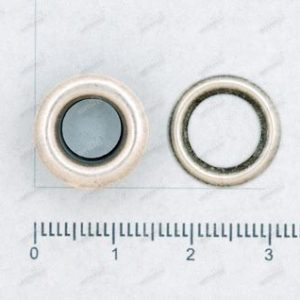 OC-005/8mm Oczko metalowe mosiężne stare srebro