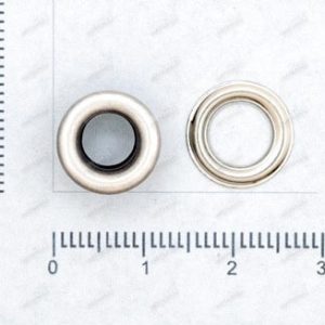 OC-007/6mm Oczko metalowe mosiężne stare srebro
